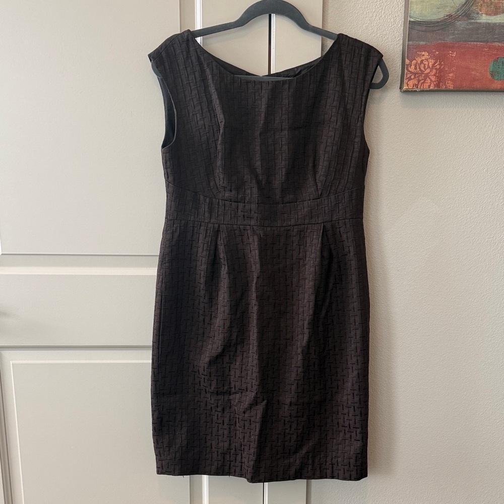 Michael Kors Textured Black Mini Dress